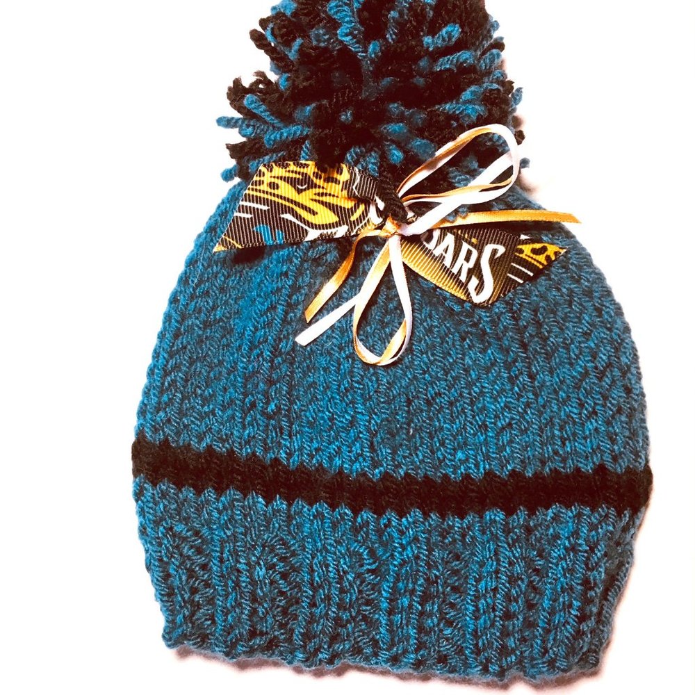 Jacksonville JAGUARS Handmade Football Baby Hat *NEW*